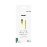 sinox-soe02801-kabel-lightning-1-m-zolty