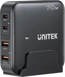 unitek-ladowarka-biurkowa-gan-70w-2xusb-a-2xusb-c