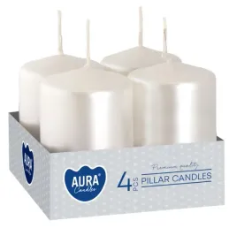 swiece-wotywne-bezwonne-zestaw-4-sztuk-perlowa-biel-4-x-6-cm-7h-aura