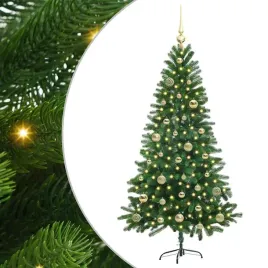 nowoczesna-choinka-sztuczna-150-cm-z-oswietleniem-led-ciepla-biel-stozk