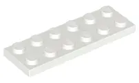 lego-3795-bialy-379501-plytka-2x6-1-szt-nowy