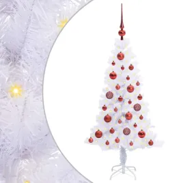 nowoczesna-bialo-czerwona-choinka-bozonarodzeniowa-120-cm-z-lampkami-led