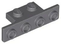 lego-28802-c-szary-6271127-wspornik-1x2-1x4-1-szt-nowy