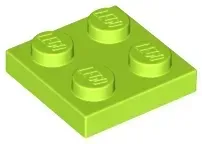 lego-3022-limonkowy-4613977-plytka-2x2-1-szt-nowy