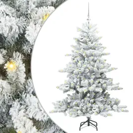 sztuczna-choinka-zawiasowa-150-cm-z-dekoracyjnymi-lampkami-led-w-bialym-ko