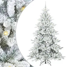 sztuczna-choinka-na-zawiasach-210-cm-z-dekoracyjnymi-lampkami-led-bialy