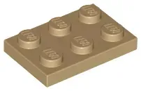 lego-3021-c-piaskowy-6035540-plytka-2x3-1-szt-nowy