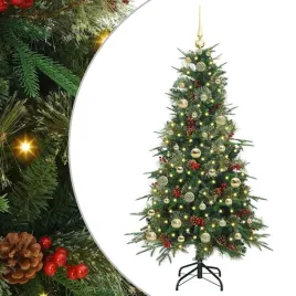 nowoczesna-choinka-stozkowa-z-oswietleniem-led-150-cm-zielona-zasilana