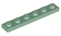 lego-3666-piaskowy-zielony-6099187-plytka-1x6-1-szt-nowy