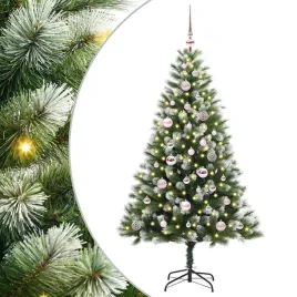 nowoczesna-sztuczna-choinka-z-zawiasami-led-150-cm-zielono-biala
