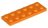 lego-3795-pomaranczowy-4121741-plytka-2x6-1-szt-nowy