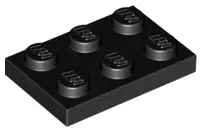 lego-3021-czarny-302126-plytka-2x3-1-szt-nowy
