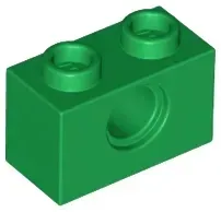 lego-3700-zielony-6230235-technic-klocek-1x2-1-szt-nowy