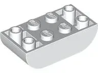 lego-5174-bialy-6461062-skos-zakrzywiony-4x2-1-szt-nowy
