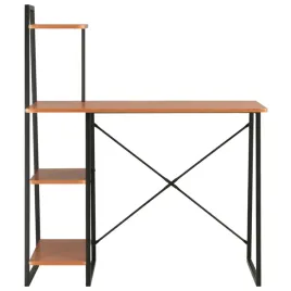 vidaxl-biurko-z-regalem-czarno-brazowe-102-x-50-x-117-cm