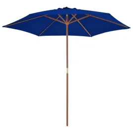 vidaxl-parasol-ogrodowy-na-drewnianym-slupku-niebieski-270-cm