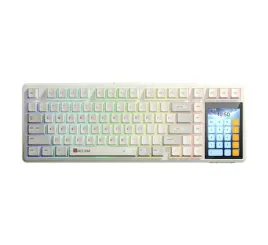 klawiatura-mechaniczna-aula-l99-white-ekran-dotykowy-multi-screen-rgb-speed