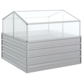 vidaxl-wysoka-donica-ogrodowa-ze-szklarnia-100x100x85-cm-srebrna