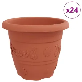 nowoczesna-okragla-donica-ceglastoczerwona-z-drenazem-30-cm