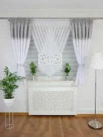 firana-gotowa-panel-dekoracyjny-komplet-do-salonu-tasma-krotki-jasnoszary