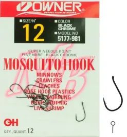 nr-12-haczyki-owner-czarne-drop-shot-mosquito-hook-wydluzone