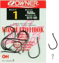 nr-1-haczyki-owner-czarne-drop-shot-mosquito-hook-wydluzone