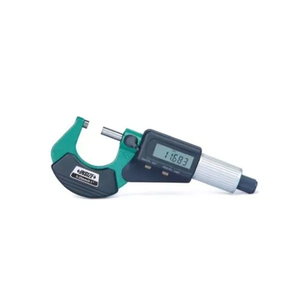 Mikrometr elektroniczny do pomiarów zewnętrznych zakres 0-25 mm/0-1" INSIZE