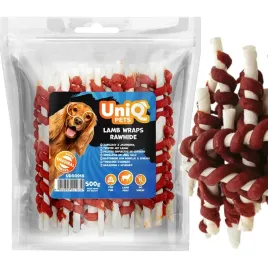 przysmak-przekaska-dla-psa-patyki-zawijasy-z-jagniecina-uniq-pets-500g