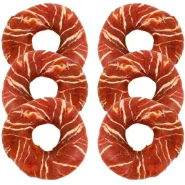 przysmak-przekaska-dla-psa-donaty-ze-skory-owiniete-kaczka-hauandmiau-500g