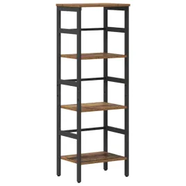 polka-na-ksiazki-stare-drewno-40-x-295-x-115-cm