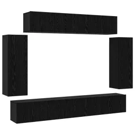 zestaw-szafek-rtv-6-szt-czarny-dab-100-x-30-x-30-cm