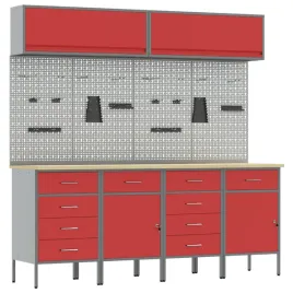 zestaw-szafek-roboczych-z-szuflada-z-blokada-10-szt-czerwony