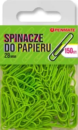 spinacze-do-papieru-penmate-zielone-28-mm-tt8319