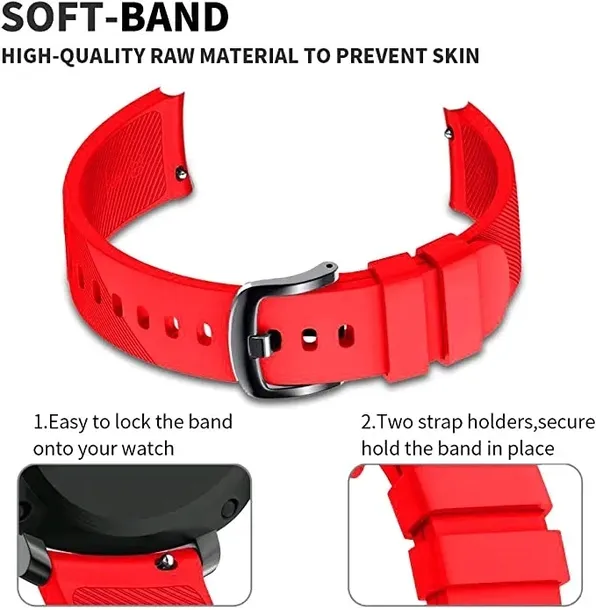 pasek-funband-do-samsung-guma-czerwony-material-guma