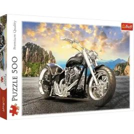 puzzle-500-elem-czarny-motocykl-trefl