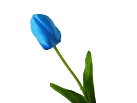 niebieski-sztucznyy-tulipan-galazka-tulipany
