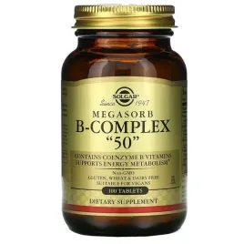 solgar-b-complex-50-megasorb-b-50-kompleks-100-tabletek-kompleks-witamin-b
