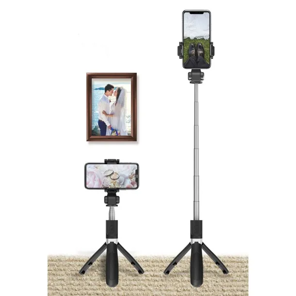 tech-protect-l01s-bluetooth-selfie-stick-tripod-black-kolor-czarny-stan-nowy