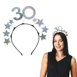 opaska-party-30-urodziny-gwiazdki-cekinowe-srebrny-partydeco