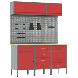 stol-warsztatowy-8-pcs-czerwony-150-x-55-x-200-cm-stal