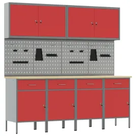 szafka-robocza-z-szuflada-10-pcs-czerwony-200-x-55-x-200-cm