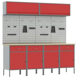 szafka-robocza-z-szuflada-10-pcs-czerwony-200-x-55-x-200-cm