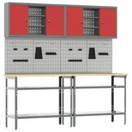 zestaw-stolu-warsztatowego-8-szt-czerwony-200-x-55-x-200-cm