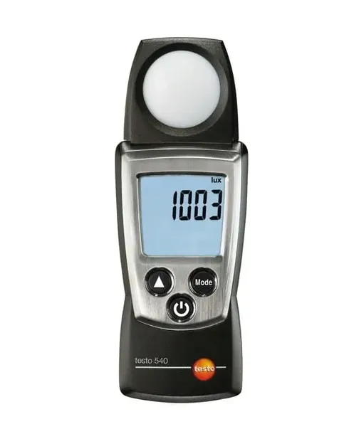Testo 540 - luksomierz, przyrząd do pomiaru natężenia światła