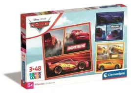 puzzle-3x48-super-kolor-clementoni-disney-cars