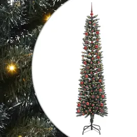 nowoczesna-sztuczna-choinka-z-lampkami-led-210-cm-zielona