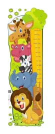 naklejka-scienna-dla-dzieci-miarka-wzrostu-wesole-zwierzeta-zoo