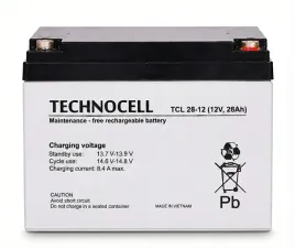 akumulator-bateria-agm-vrla-technocell-tcl-12v-28ah-bezobslugowy-alarm-ups