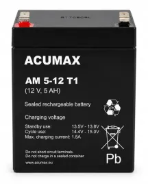 akumulator-bateria-agm-vrla-acumax-am-5ah-12v-am5-12-am5-centrala-alarm-ups