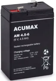 akumulator-bateria-agm-bezobslugowy-acumax-am-45ah-6v-am45-6-am4-5-6-wagi